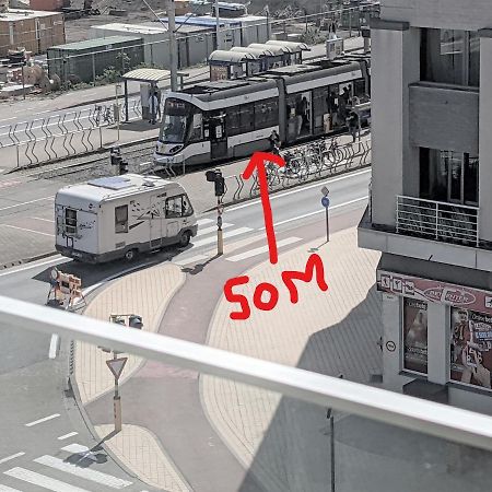 Studio Sun South- Seaview-Sea At 15Meter-Ostende Exterior foto