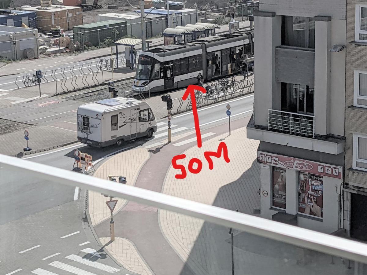 Studio Sun South- Seaview-Sea At 15Meter-Ostende Exterior foto
